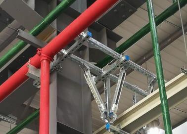 枝江该抗震支架的整体式支吊架结构协调性好